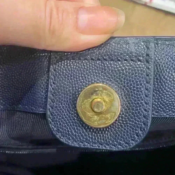 FURLA BELVEDERE 100% Leather Tote M in Blue Barely Used | MSRP $378 | free gift! - Picture 14 of 16